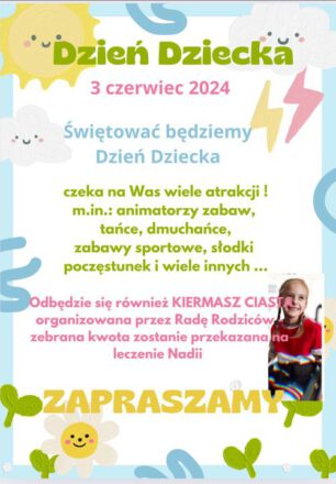 Plakat ,,Dzień Dziecka"